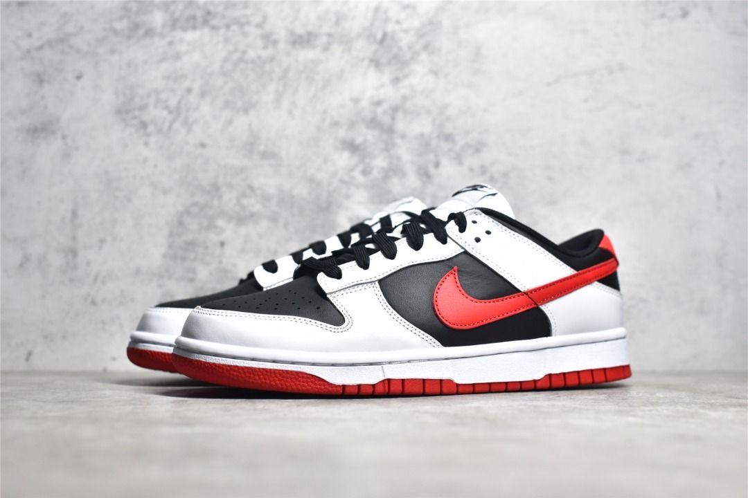 Red white black nike shoes discount
