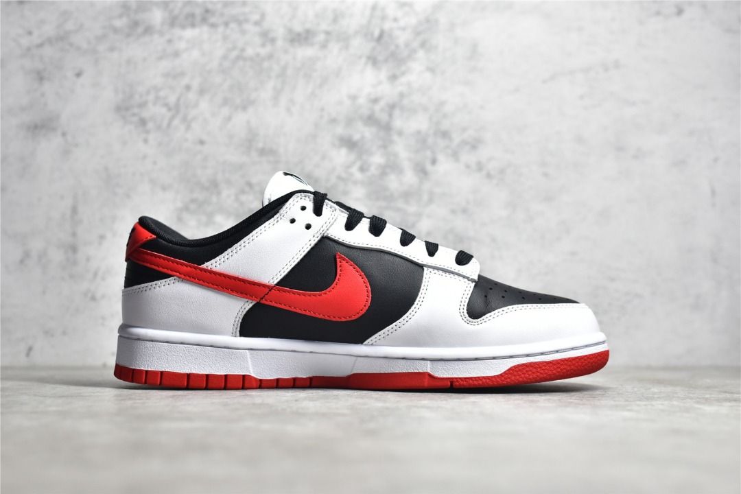 NIKE Dunk low white red black shoes