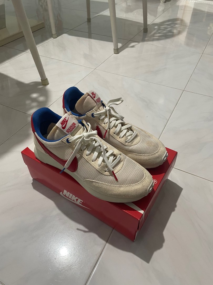 nike stranger things tailwind on feet