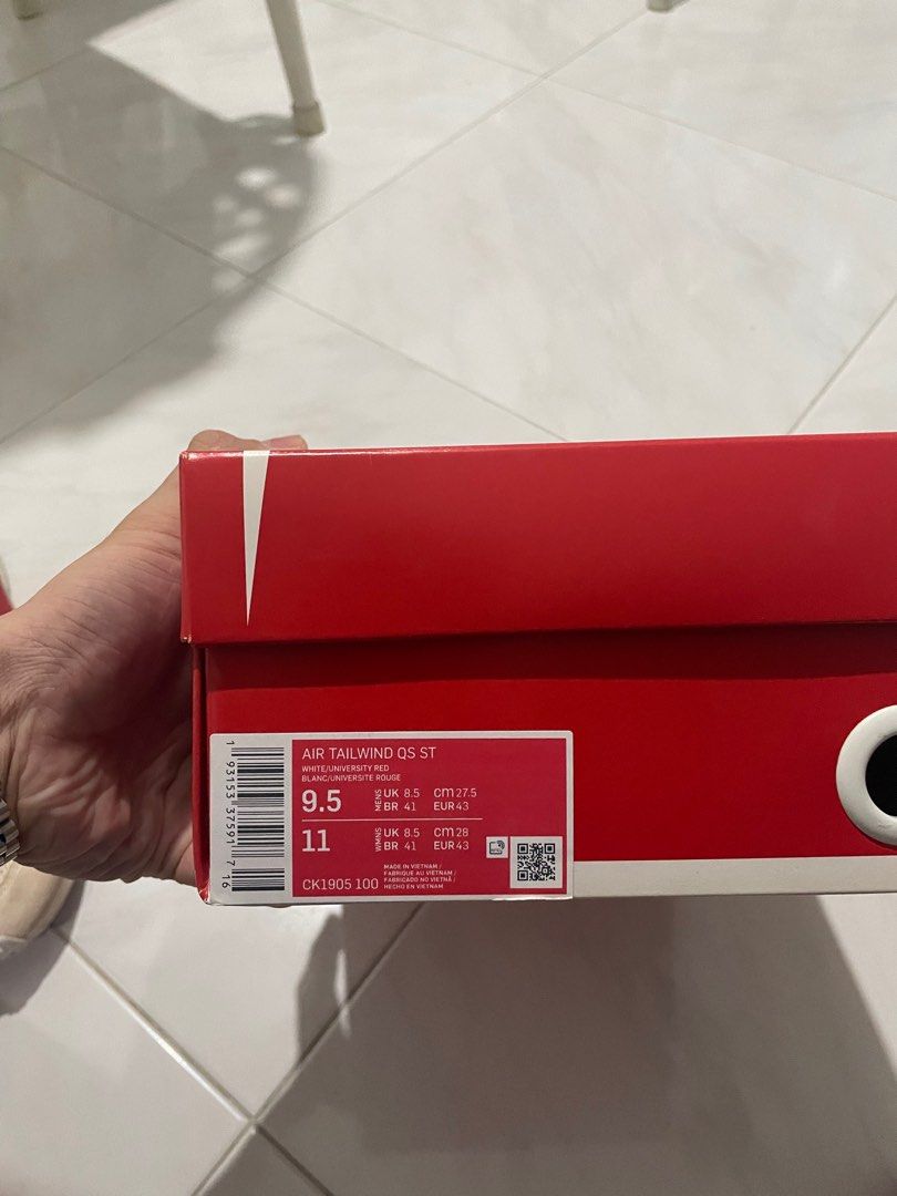 nike stranger things tailwind on feet