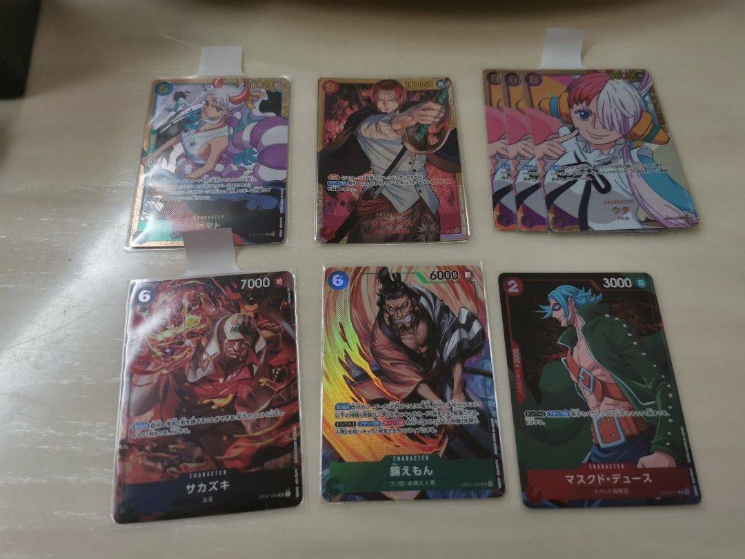 One piece OP01, OP02 sec, AA, box topper and sr, Hobbies & Toys, Toys ...