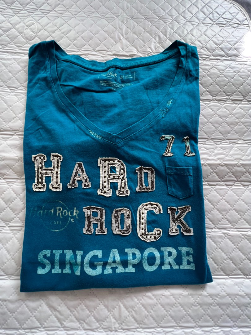 Original Hard Rock Singapore Shirt, Women's Fashion, Tops, Shirts on