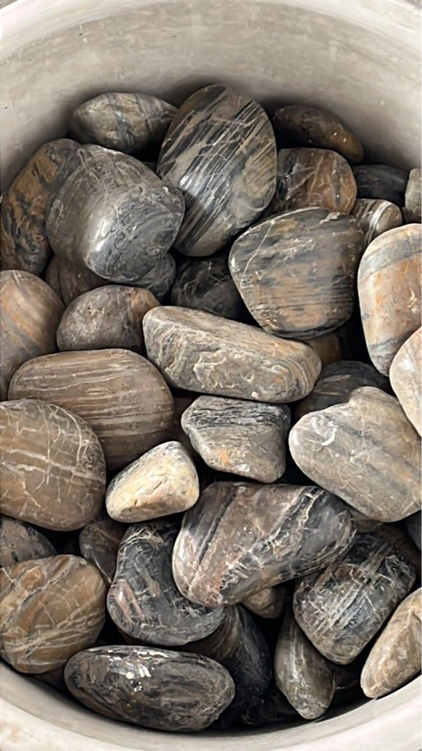 Pebbles for garden and others (30kg only), Furniture & Home Living