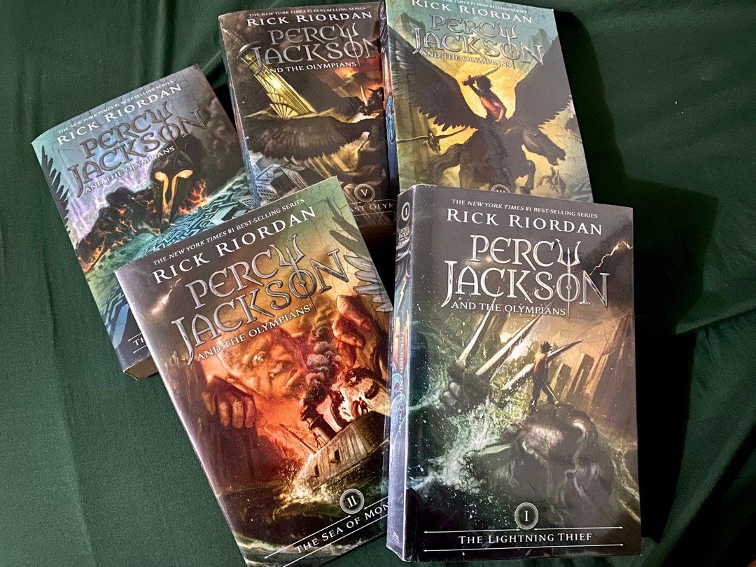 percy jackson and the olympians (rick riordan) set, Hobbies & Toys