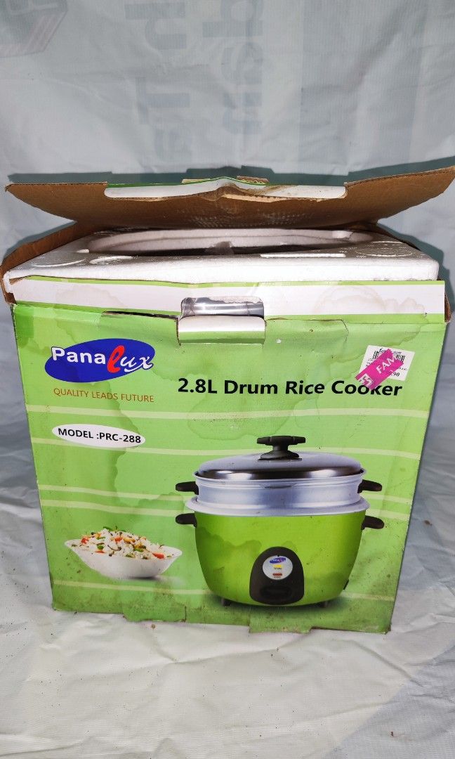 Periuk Rice Cooker Panalux 2.8L Drum Rice Cooker, TV & Home