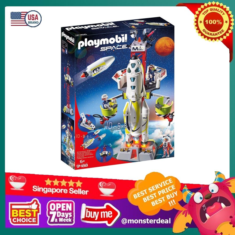 Playmobil Space Mission Rocket with Launch Site - The Good Toy Group