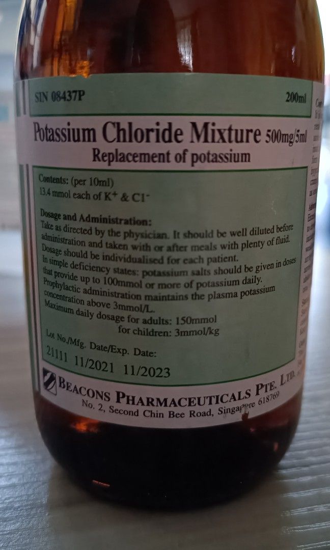 Potassium Chloride Mixture 500mg 3, Computers & Tech, Desktops on
