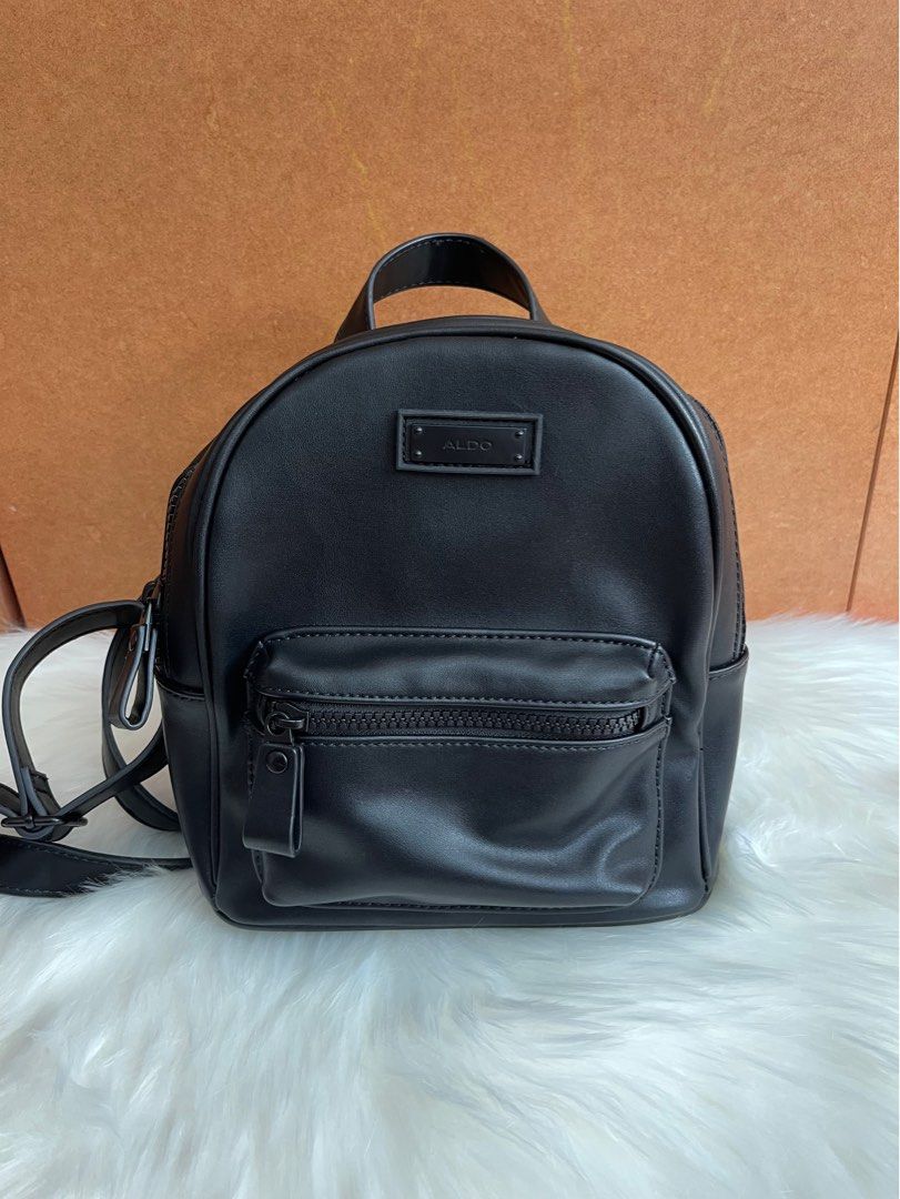 Preloved Aldo Black mini Backpack