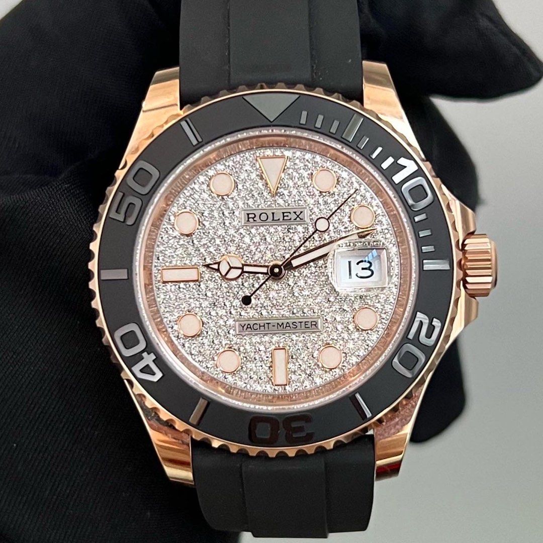 Yacht master diamond dial top