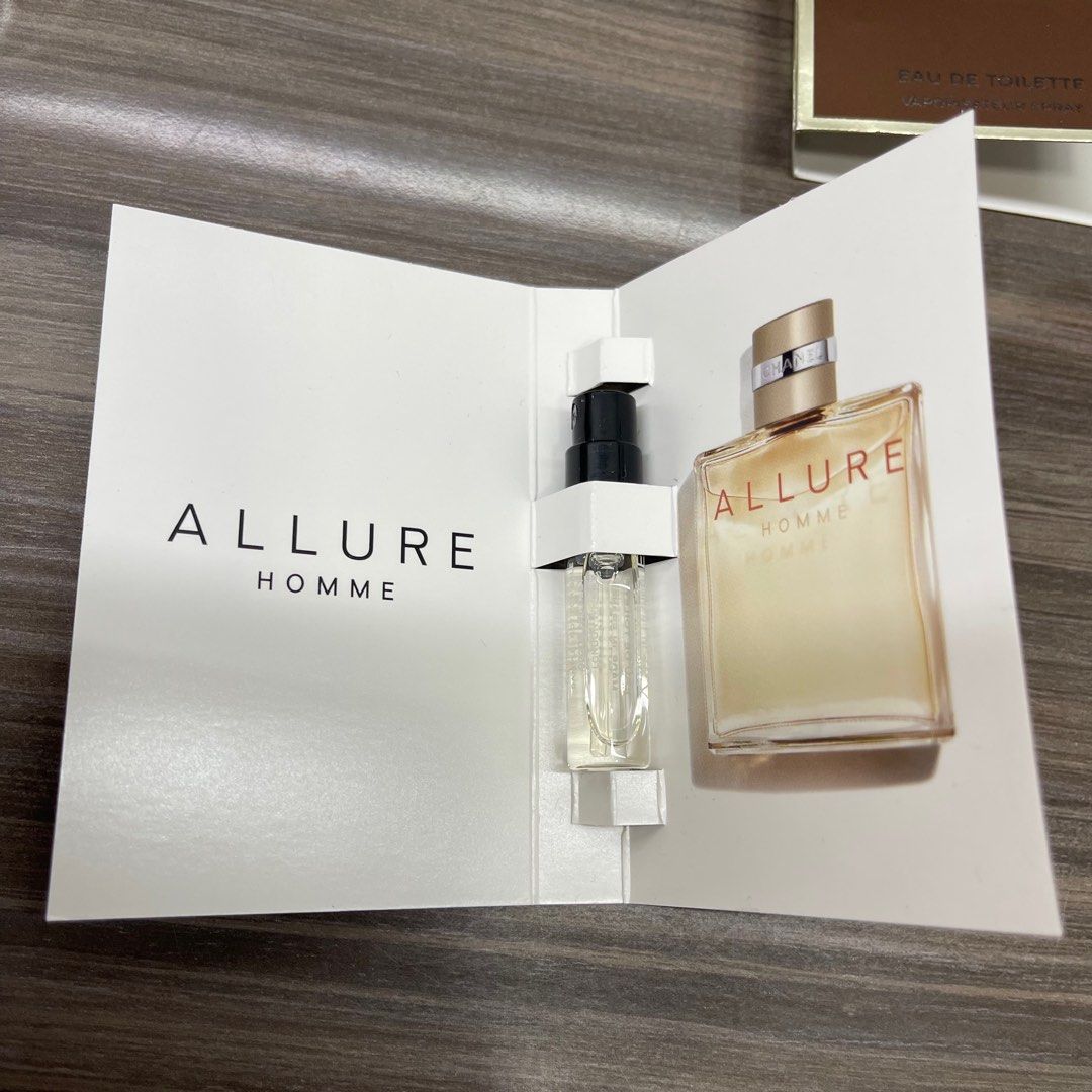 Sample Chanel Allure Homme EDT 1.5ml, Beauty & Personal Care