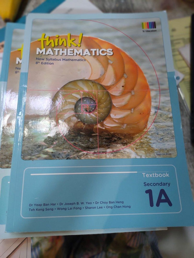 Sec 1 Math Textbook, Hobbies & Toys, Books & Magazines, Textbooks on ...