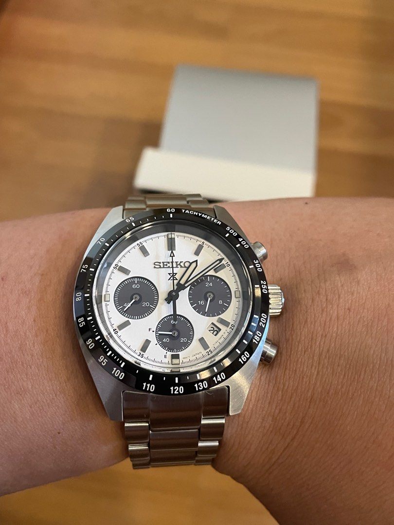 Seiko Speedtimer Panda, Men's Fashion, Watches & Accessories, Watches ...