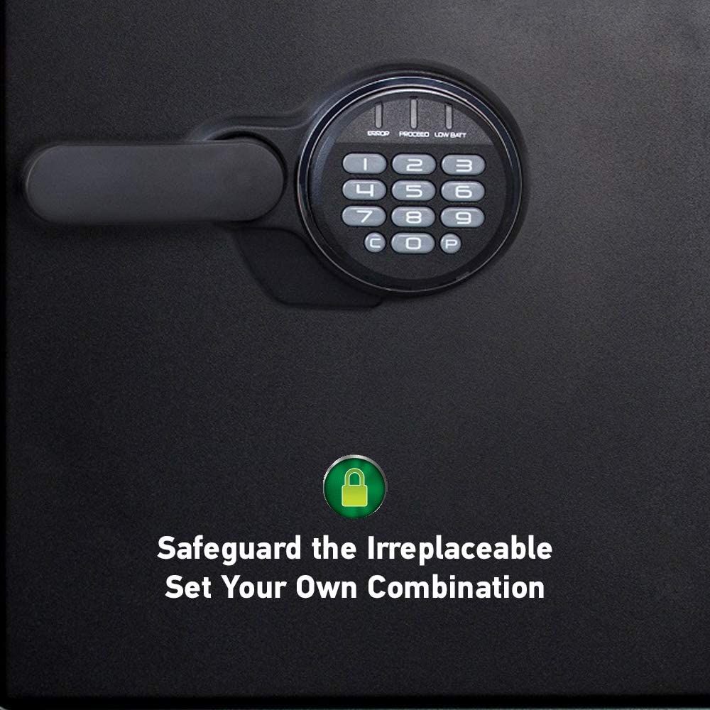 SentrySafe SFW123EU Fireproof Waterproof Safe with Digital Keypad, 1.23 ...