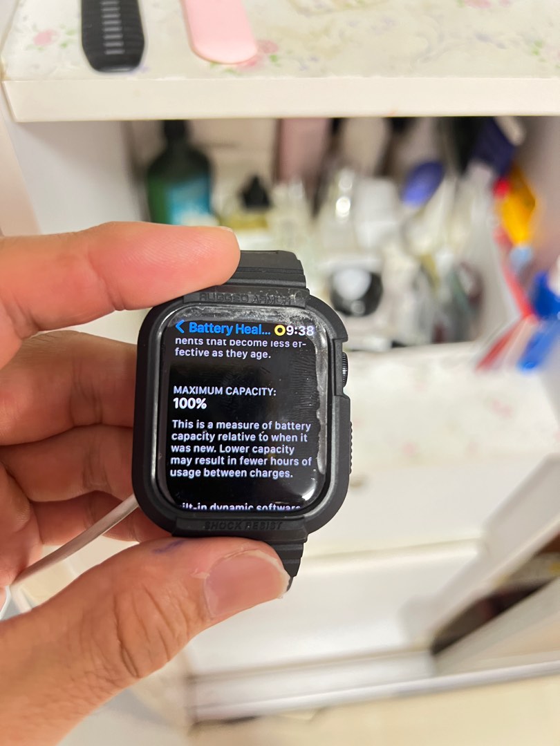 Series 7 black 45mm non cellular apple watch, Mobile Phones & Gadgets