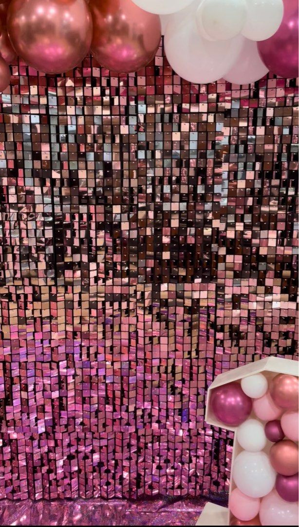 Shimmer backdrop shimmer wall sequin background rose gold backdrop ...