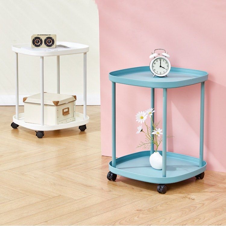 Scandi Side Tray Table with Wheels 4 Colours, Furniture & Home Living
