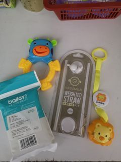Simba pacifier holder, grosmimi weighted straw
