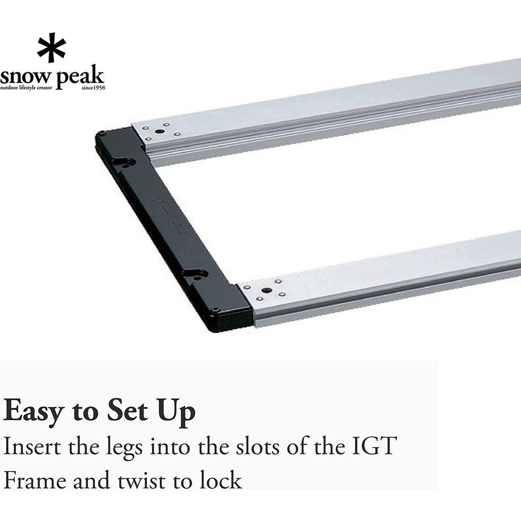 Snow Peak Iron Grill Table 3Unit Frame CK149, Furniture & Home Living