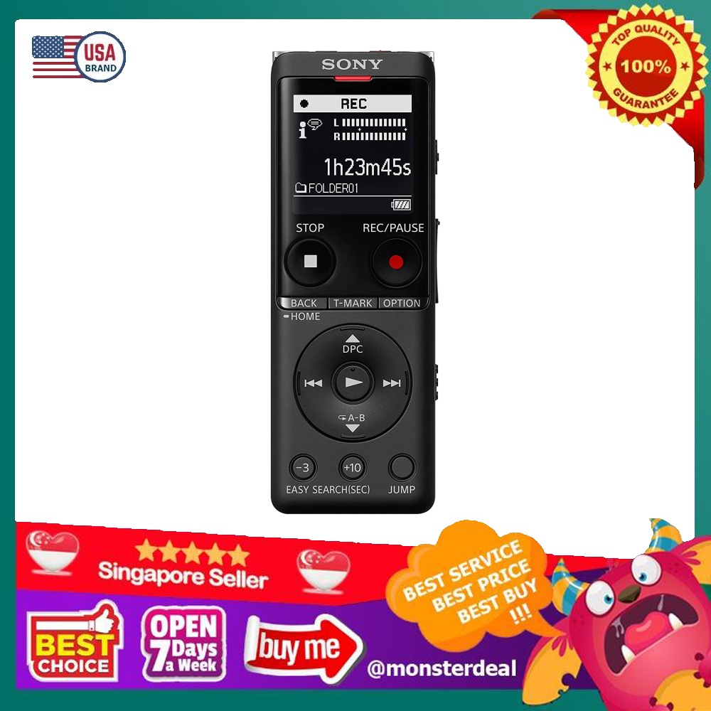 Sony ICDUX570 Digital Voice Recorder, ICDUX570BLK, Audio, Voice