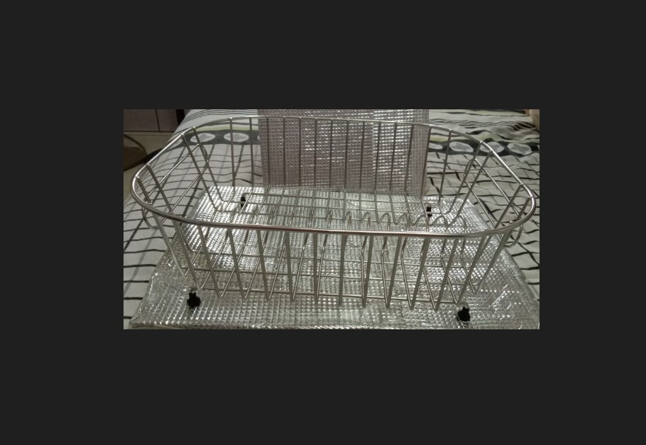 Stainless Steel Disk Drainer Rack (Solid) - AHT1196, Furniture & Home ...