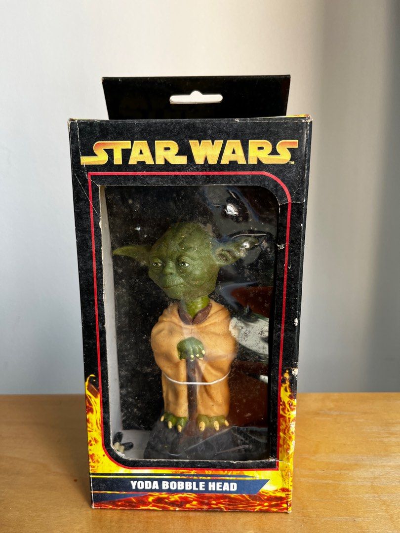 Star Wars Original Vintage Yoda bobble head collectible, Hobbies & Toys