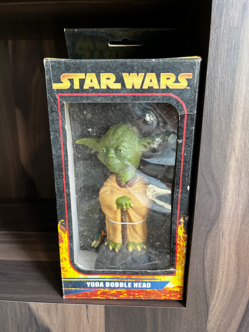 Star Wars Original Vintage Yoda bobble head collectible, Hobbies & Toys