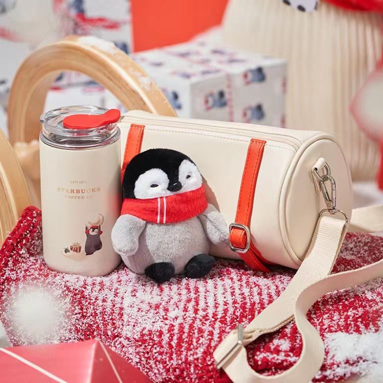 Starbucks 12oz Penguin Dome Stainless Steel Bottle (Starbucks China  Christmas 2021) – Ann Ann Starbucks