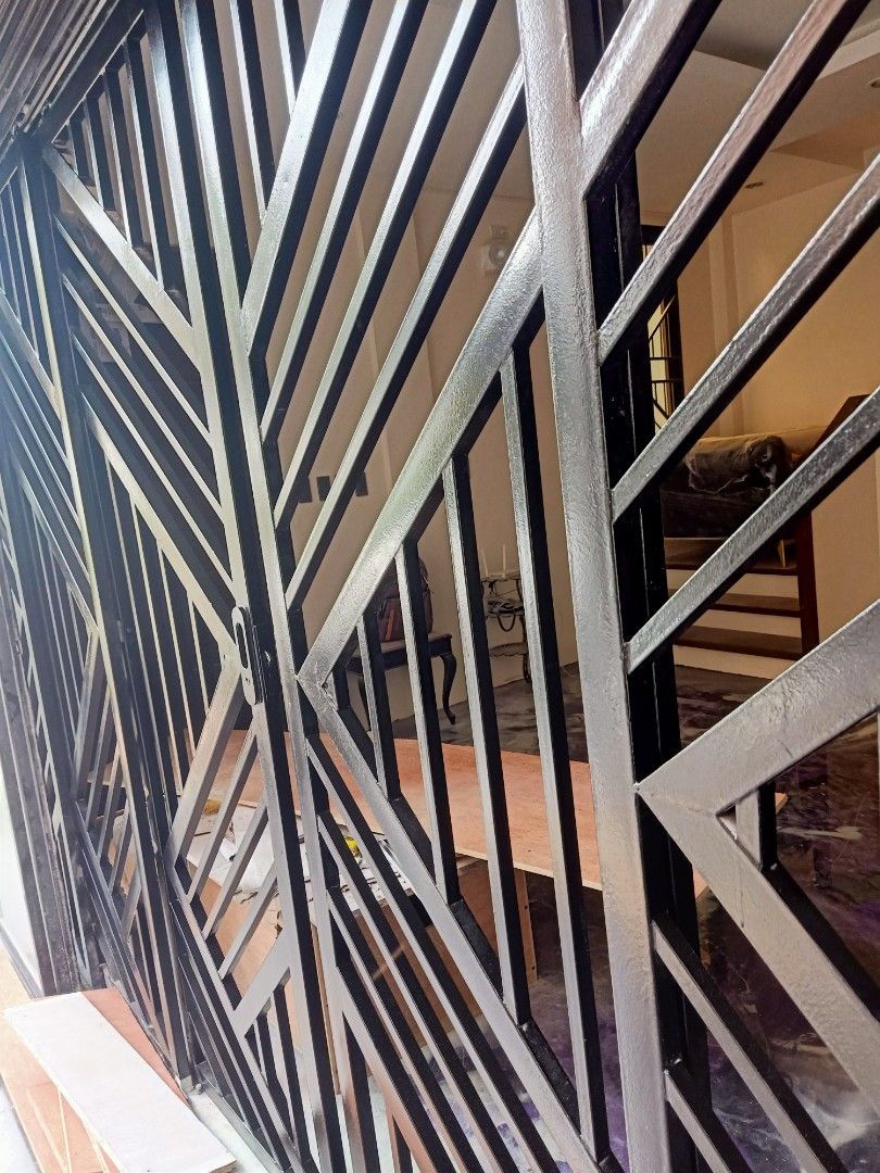 Steel grills fabrication steel gates railings fence and steel doors