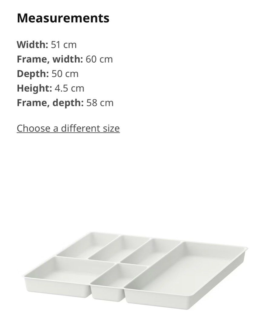 Stodja Ikea Cutlery Organiser, Furniture & Home Living, Kitchenware