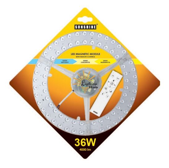 SUNSHINE Replacement module for ceiling light with Remote Control / 36W ...