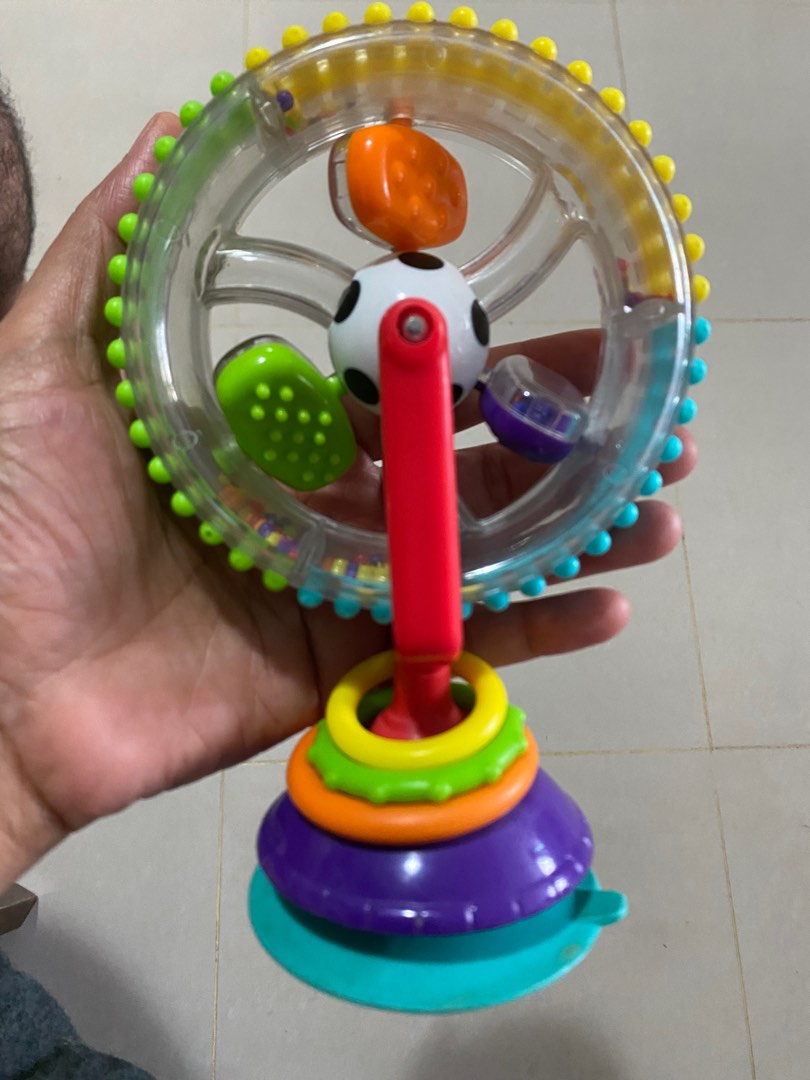 Table top toy with rattles, spinners and uckers, Babies & Kids, Infant