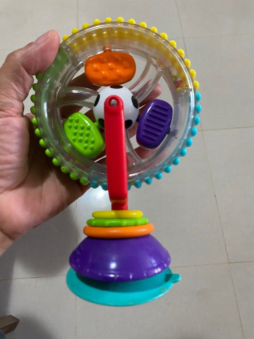 Table top toy with rattles, spinners and uckers, Babies & Kids, Infant