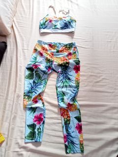 Tatiana top and bottom set pineapple
