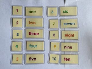 Teacher Resource : Number matching
