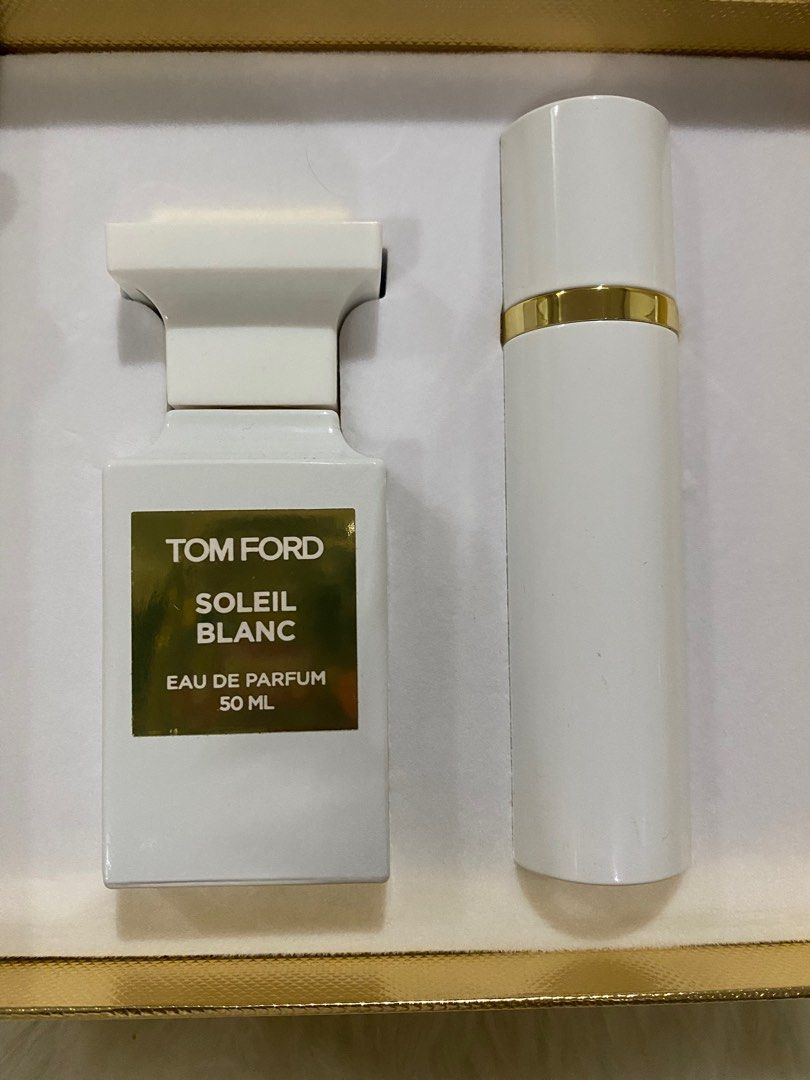 Tom Ford Private Blend Soleil Blanc Collection with 50ml Eau de Parfum and  10 ml travel size perfume, Beauty & Personal Care, Fragrance & Deodorants  on Carousell