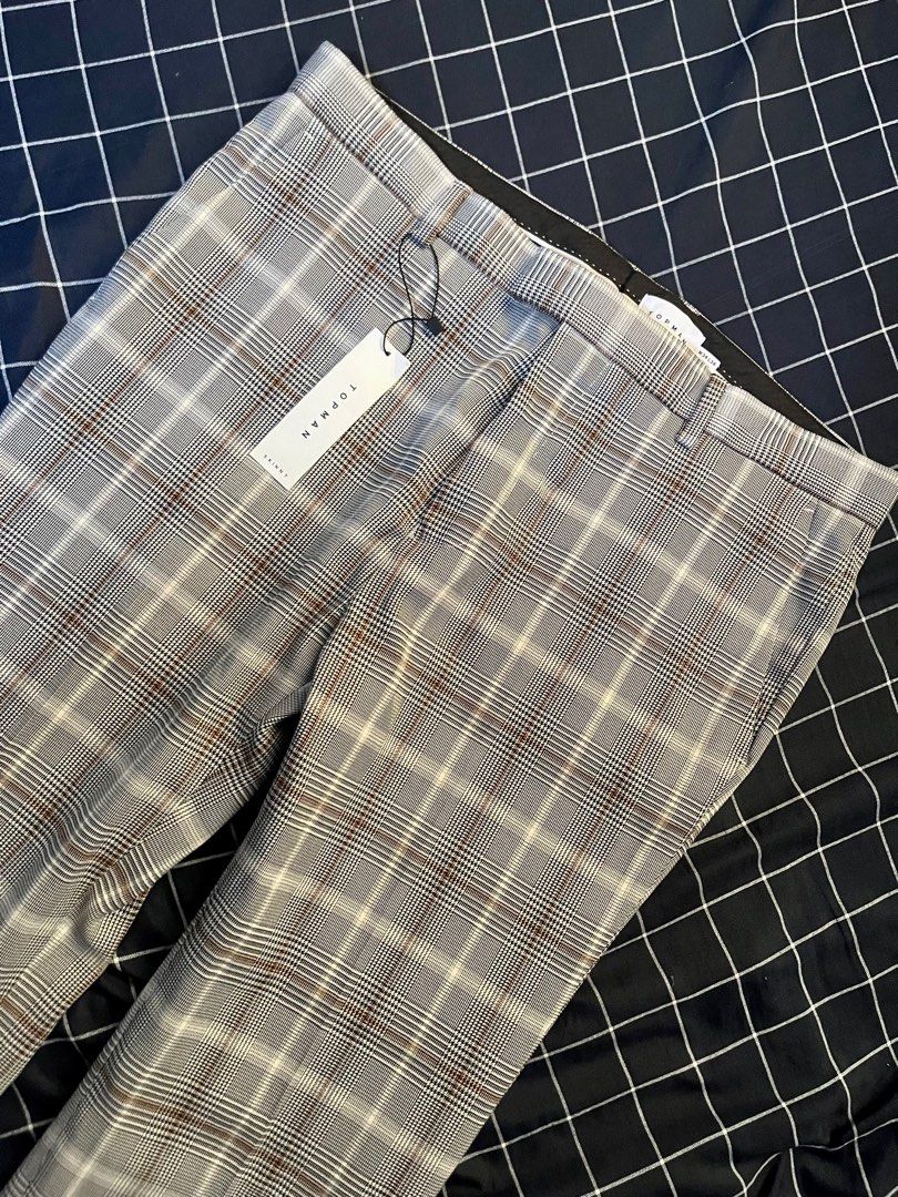 Tartan trousers mens topman on sale