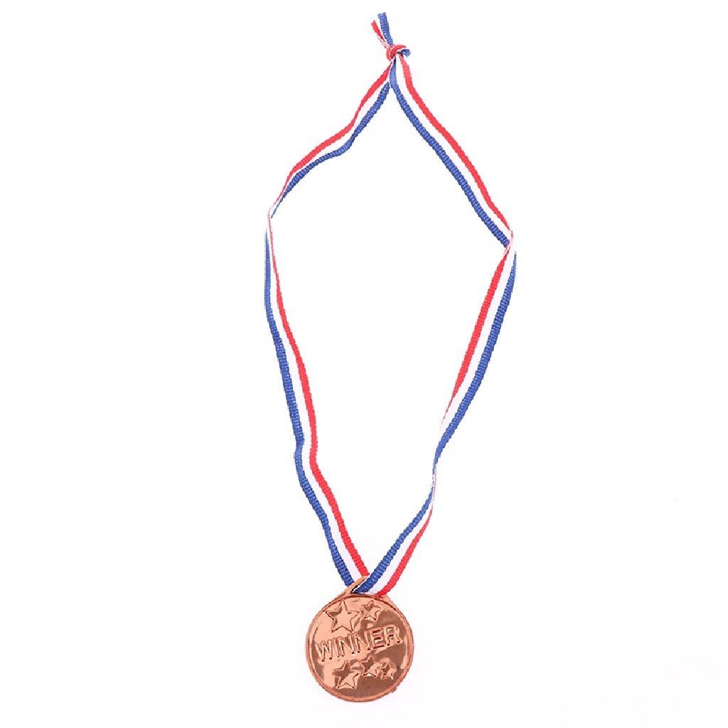 Toy medals competition medal gold silver bronze winners game sports day