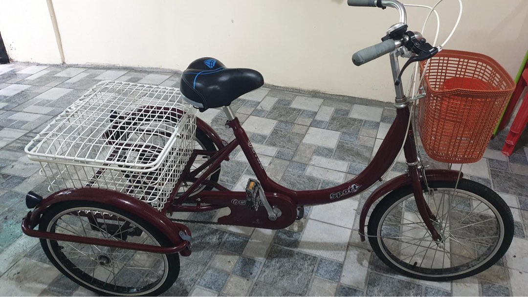 Tribike 3 Wheel Bike with Basket Sports Equipment Bicycles