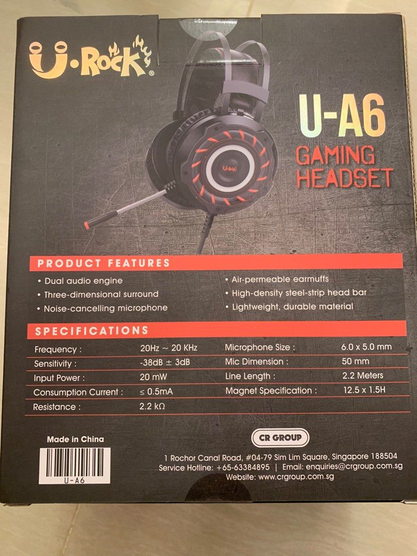 U A6 Gaming Headsets Audio Headphones Headsets on Carousell
