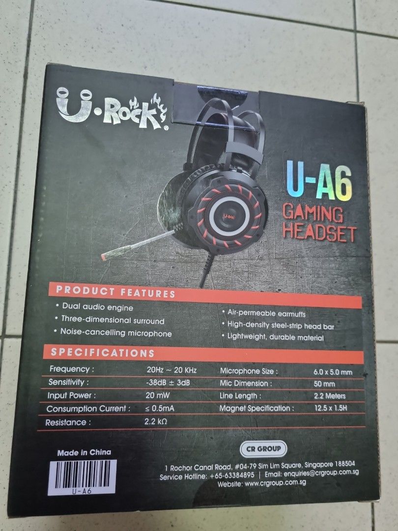 U Rock Gaming Headset