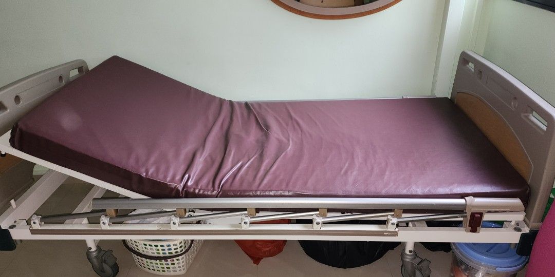 Used Hospital Bed, Furniture & Home Living, Furniture, Bed Frames