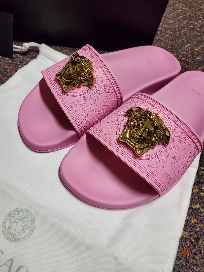 Versace sliders pink on sale