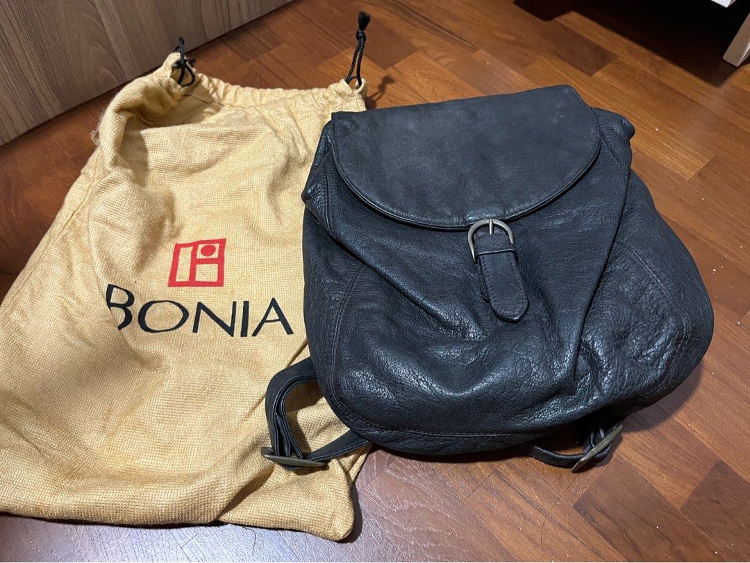 Vintage Bonia leather backpack, Women's Fashion, Bags & Wallets, Backpacks on Carousell