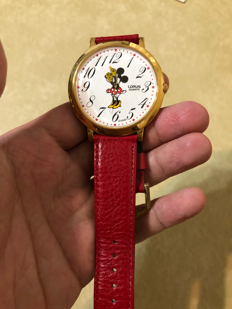 Lorus minnie mouse hotsell watch
