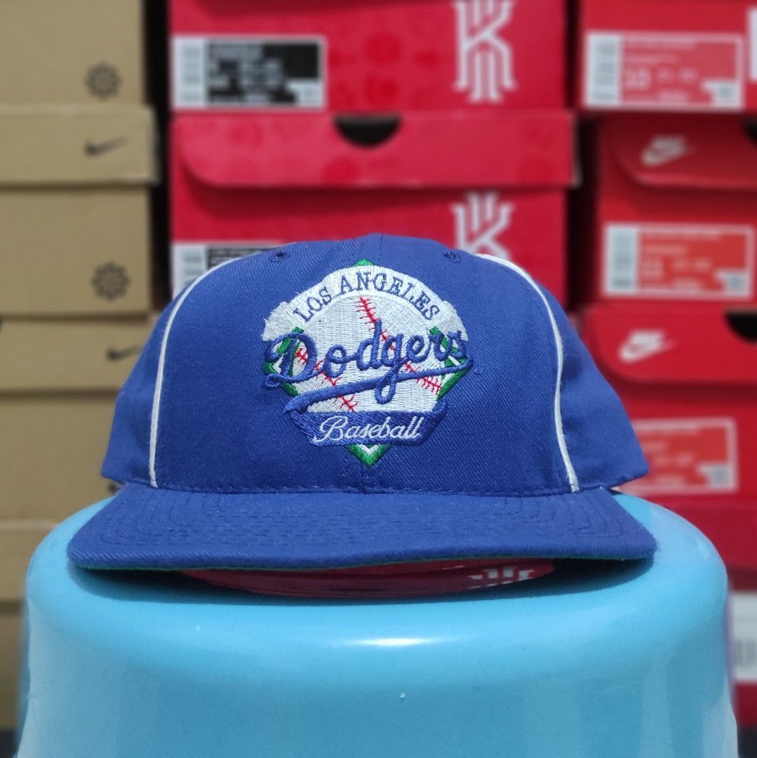 90's Los Angeles Dodgers The Game Glue Tag MLB Snapback Hat – Rare VNTG