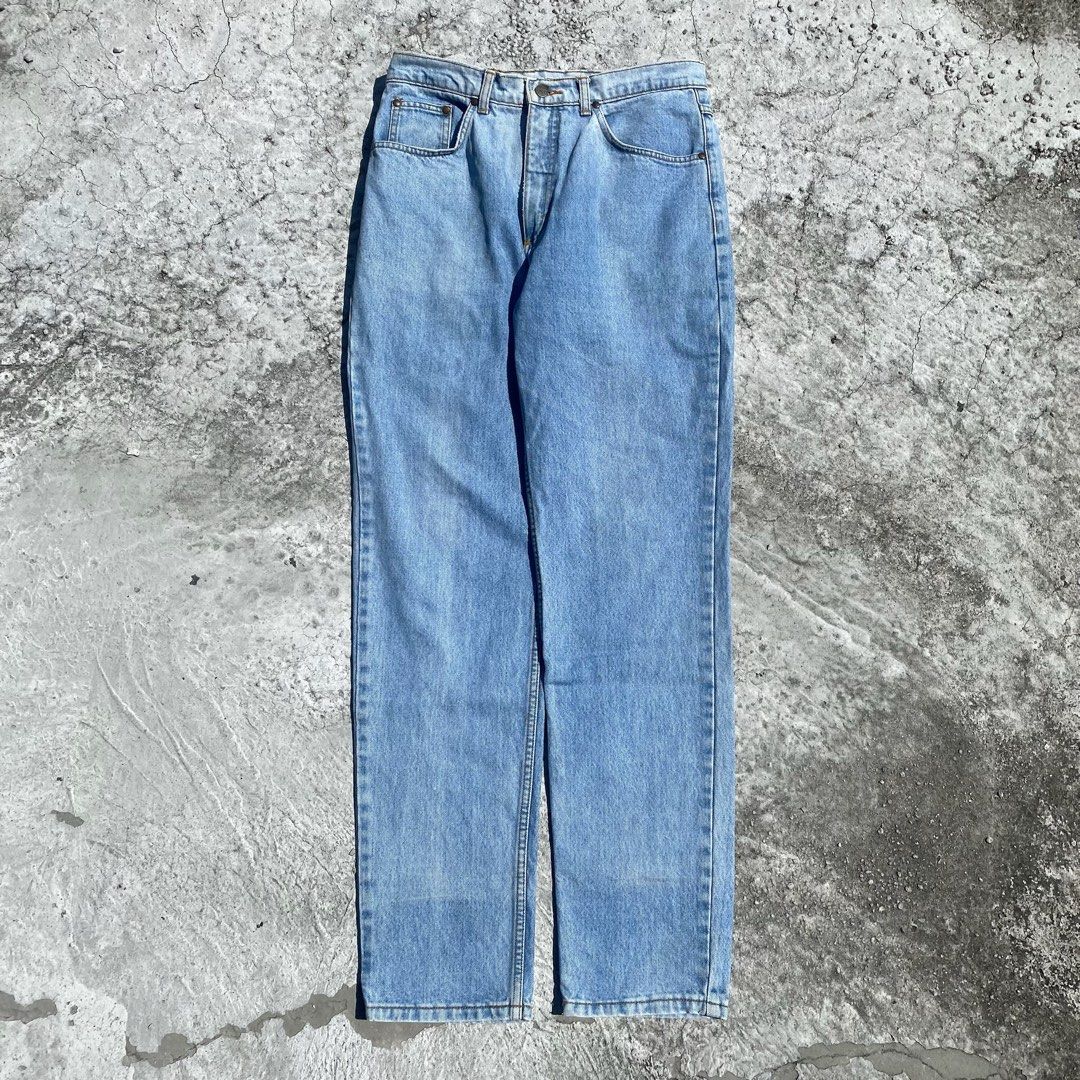 Vintage Wrangler Denim Pants, Men's Fashion, Bottoms, Jeans on Carousell
