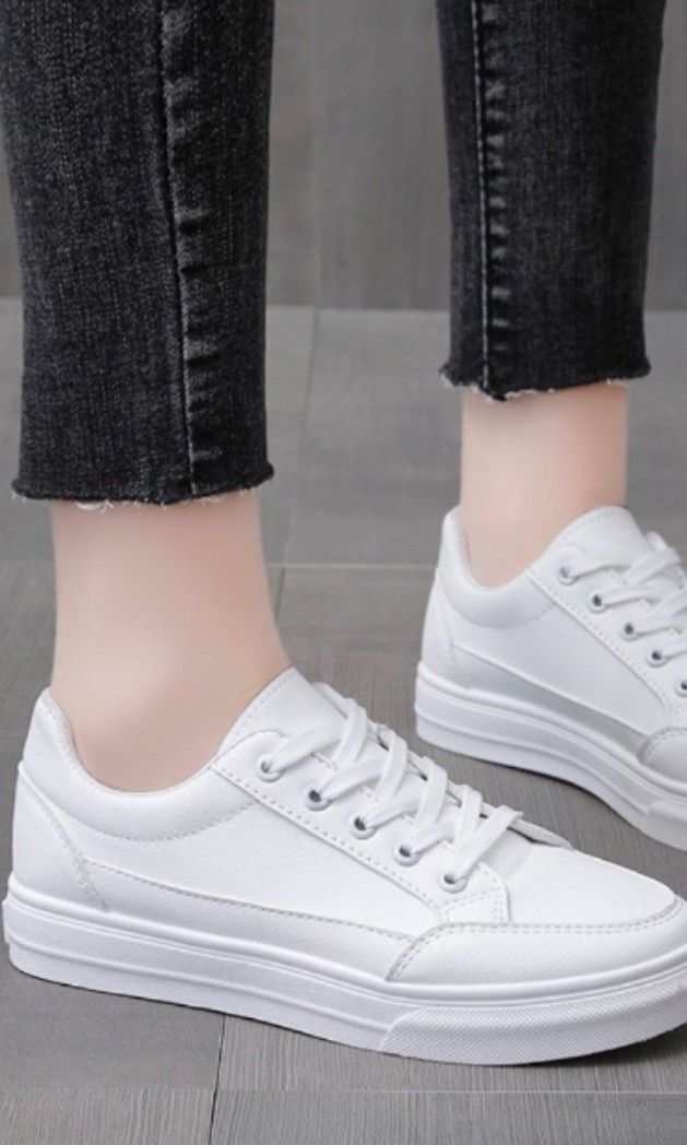 Casual white shoes for girls discount