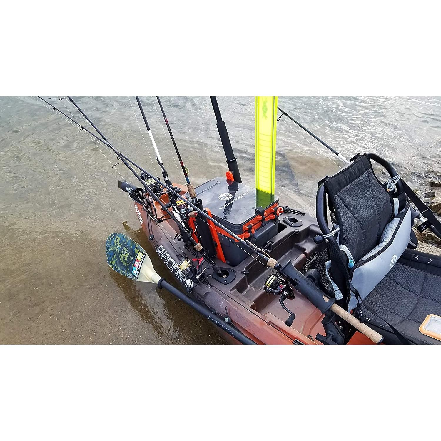 Wilderness Systems Kayak Crate, 4 Rod Holders, Kayak Tackle Storage