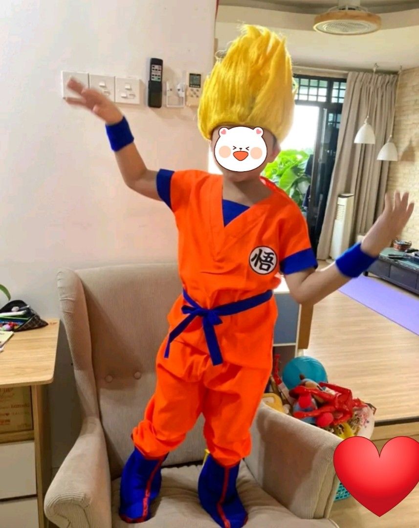 WM / PO +-10 days* [5pc] Dragon Ball Z Son Goku Cosplay Costume {size