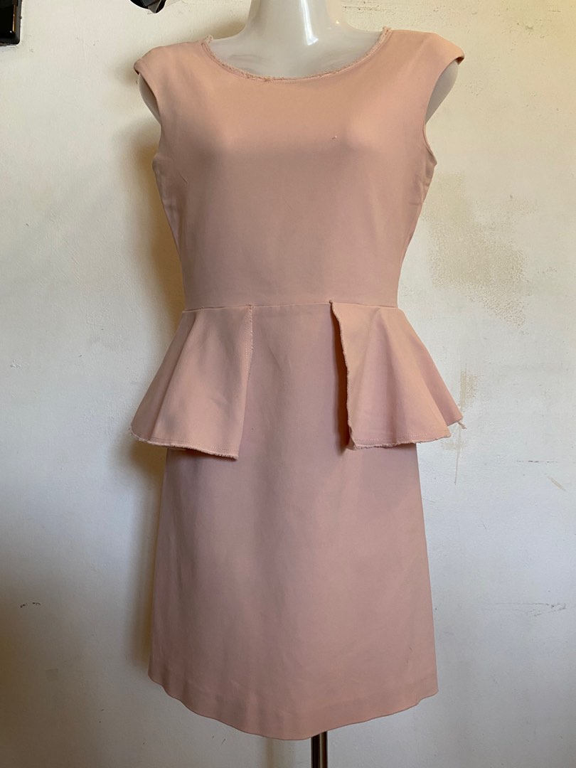 Peplum cheap dress zara